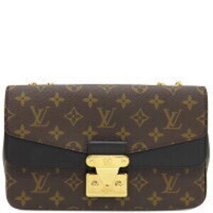 Louis Vuitton Marceau Monogram Canvas Shoulder Bag Brown Black Chain